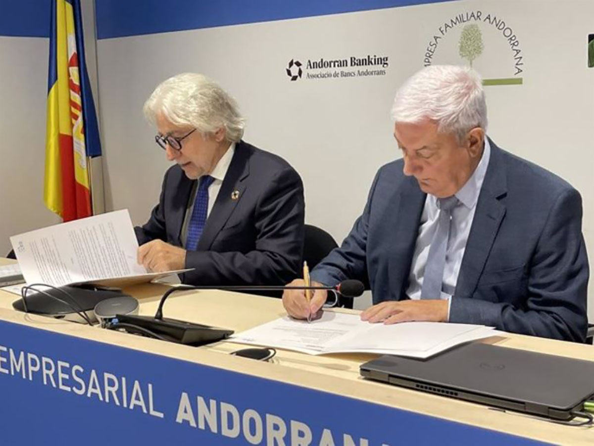 Foment del Treball i la Confederació Empresarial Andorrana signen un acord de cooperació