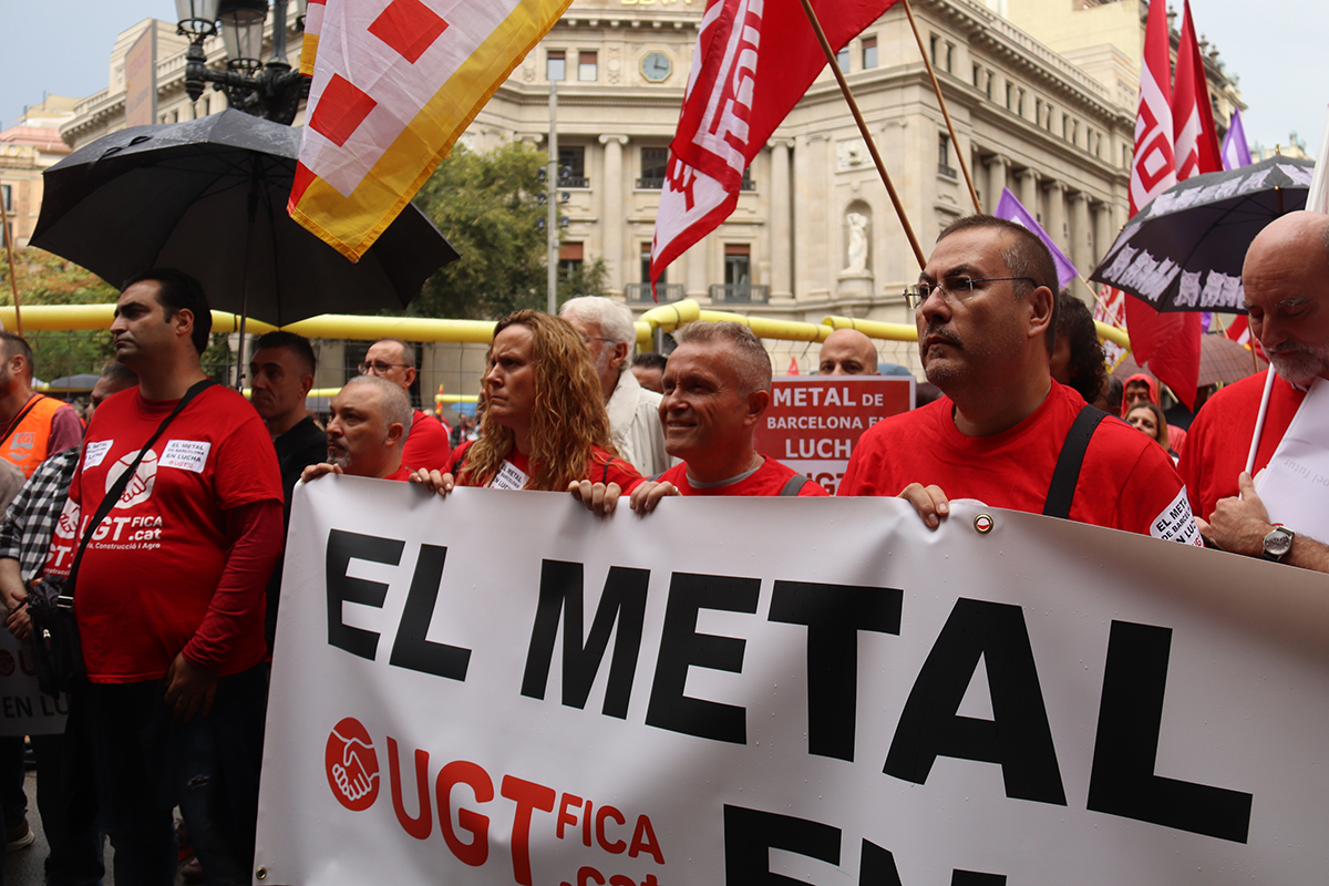 Els sindicats validen l’acord pel conveni del metall de Barcelona, que inclou increments salarials del 4,2% per al 2022