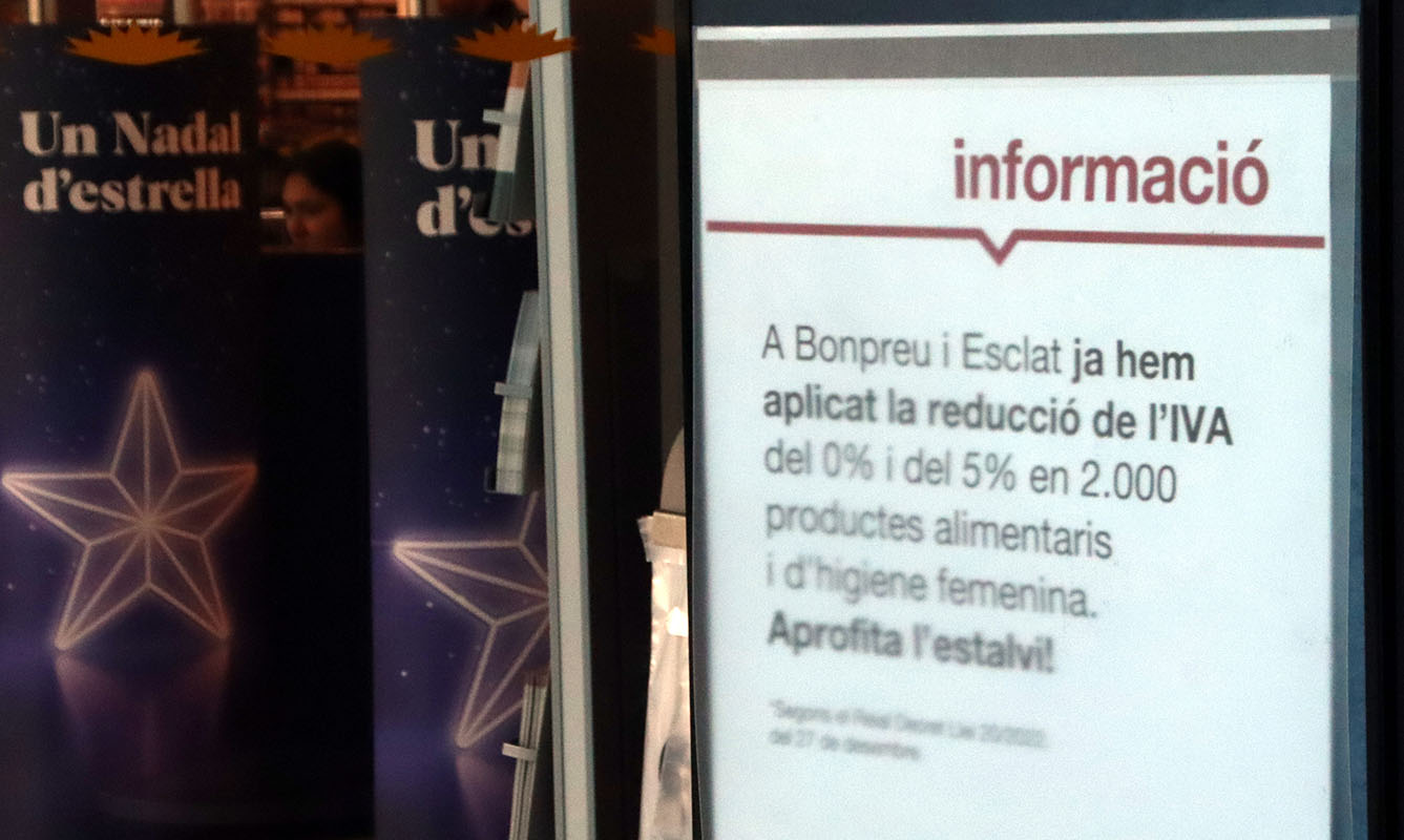 Primers dies amb súpers oberts amb la rebaixa de l’IVA en vigor: «El temps de reacció ha sigut molt curt»