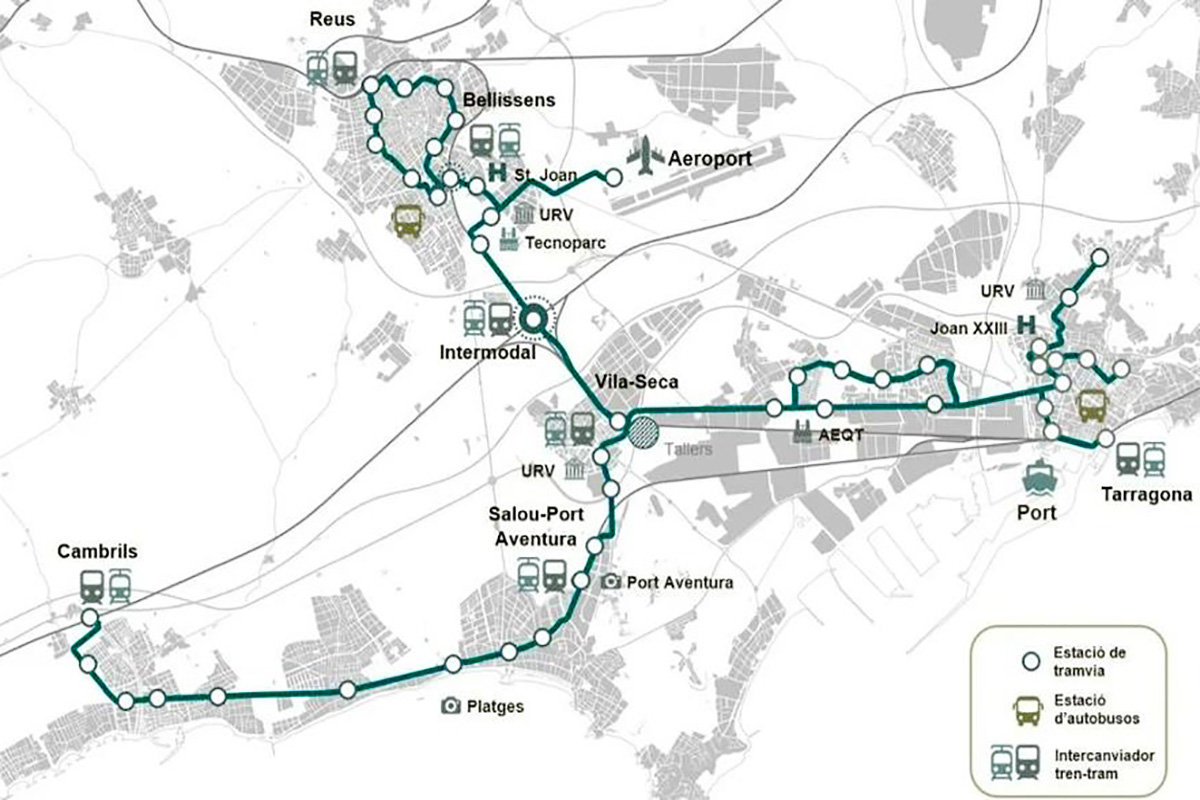 El Govern licita la compra de set tramvies del Tramcamp entre Cambrils i Vila-seca per 48 MEUR