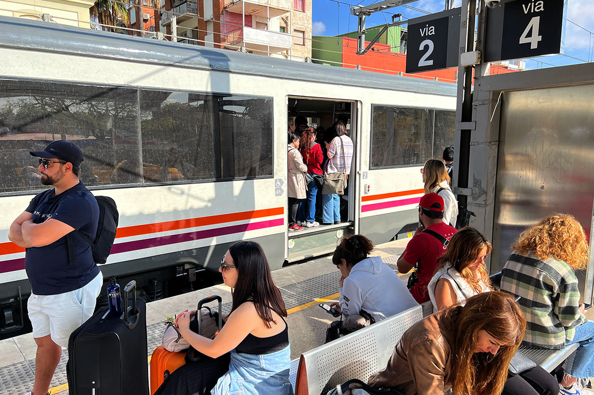 La línia R2 Sud de Rodalies va registrar 148 incidències durant el 2022, gairebé 1 cada 3 dies