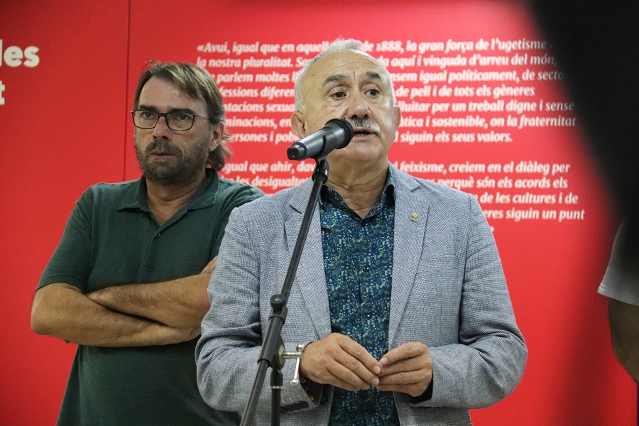 Álvarez (UGT) surt en defensa de Pedro Sánchez carregant contra la voluntat majoritària dels catalans