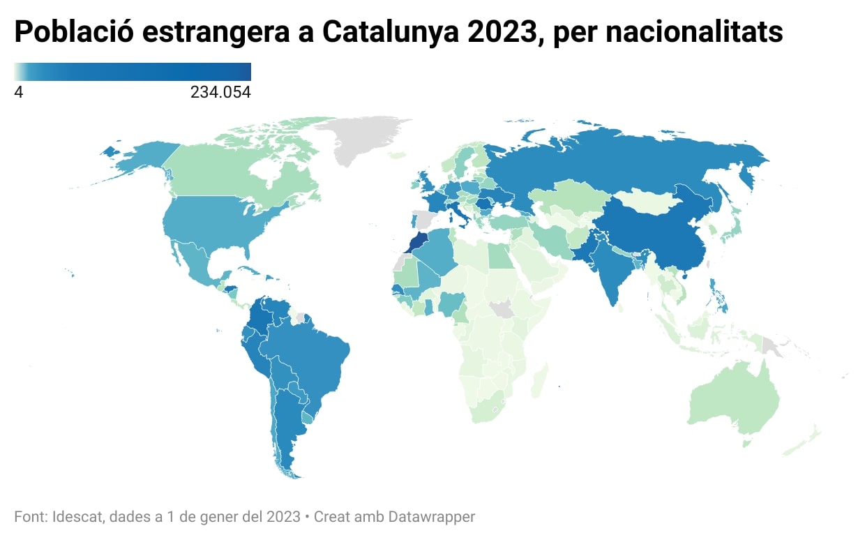[CONSULTA LES DADES] 1,3 milions d’estrangers resideixen a Catalunya i no tenim les eines d’un estat